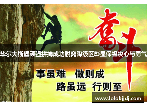 华尔夫斯堡顽强拼搏成功脱离降级区彰显保级决心与勇气