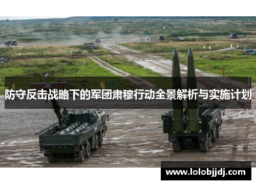 防守反击战略下的军团肃穆行动全景解析与实施计划